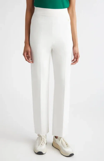 St John St. John Dani Santa Roma Knit Pants In White