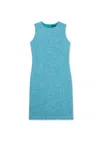 St John Darted Sleeveless Dress