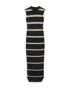 St John Degrade Breton Stripe Sequin Dress