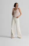 St John Diana Shell In Metallic Knit In Pink