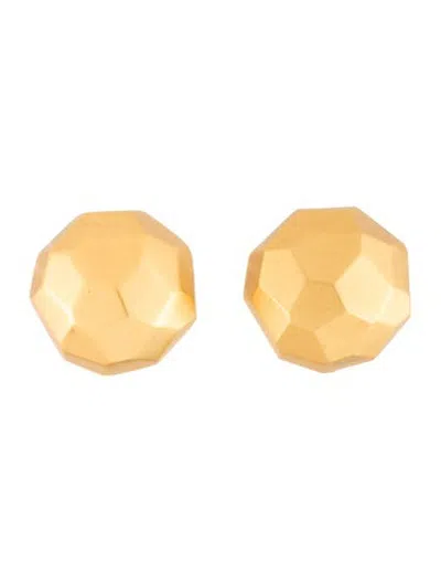 Pre-owned St John Dome Clip-on Earrings In Multicolor