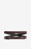 St John Double Buckle Wrap Belt In Mcgt