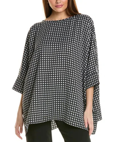 St John St. John Drape Blouse In Black