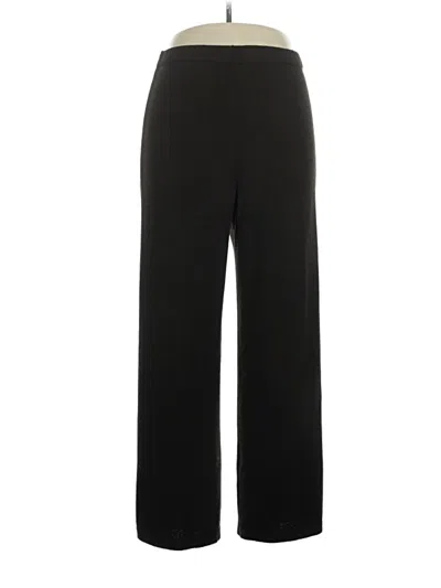 Pre-owned St John Dress Pants In Black