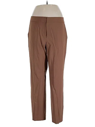St John Dress Pants In Brown