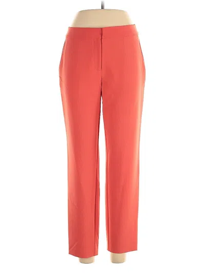 Pre-owned St John Dress Pants In Orange