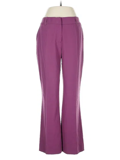 Pre-owned St John Dress Pants In Purple