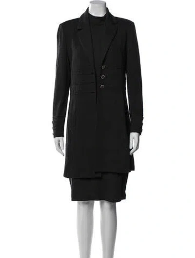 Pre-owned St John Dress Set In Gray