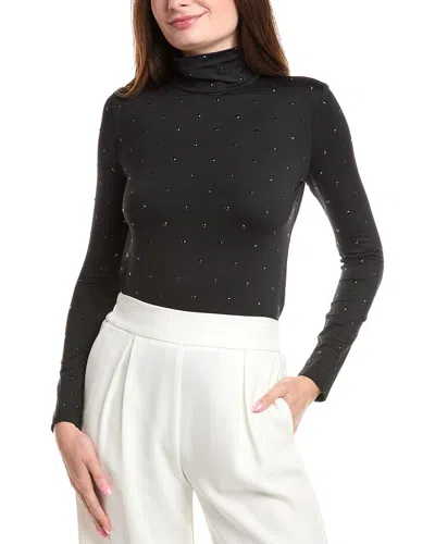 St John St. John Embellished Top In Black