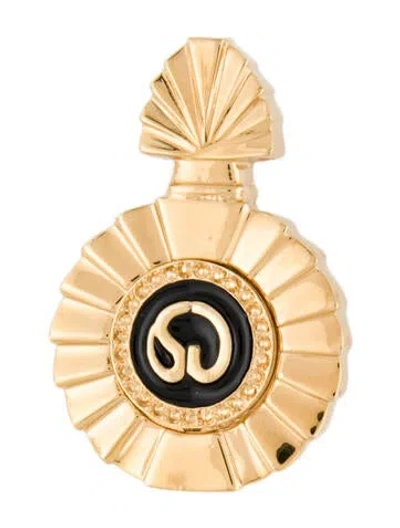 Pre-owned St John Enamel Pin Brooch In Multi