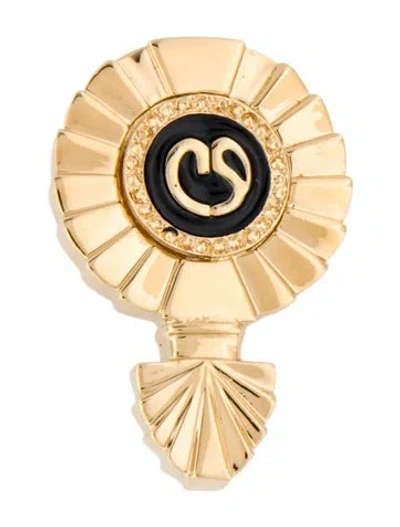 Pre-owned St John Enamel Pin Brooch In Multi