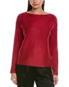 St John St. John Engineered Sweater In Red