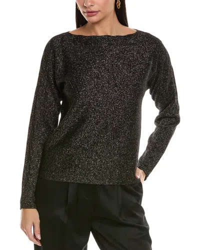 St John St. John Engineered Sweater In Black