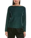 St John St. John Engineered Sweater In Green