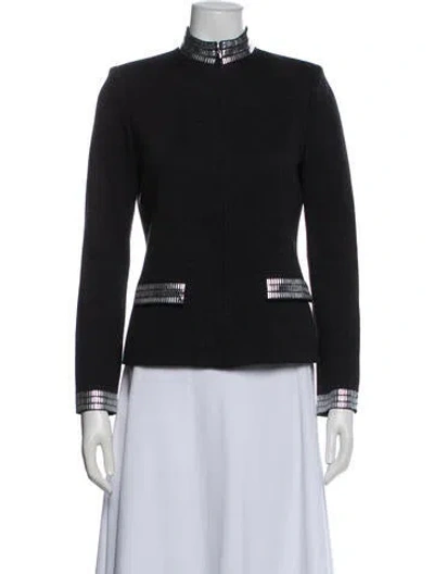Pre-owned St John Evening Jacket In Black