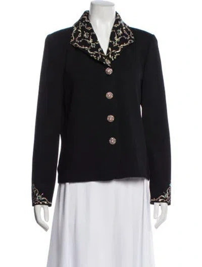 Pre-owned St John Evening Jacket In Black