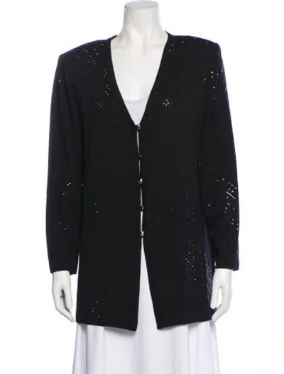 Pre-owned St John Evening Jacket In Black