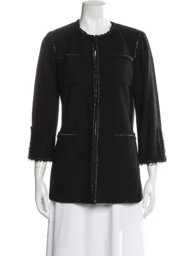 Pre-owned St John Evening Jacket In Black