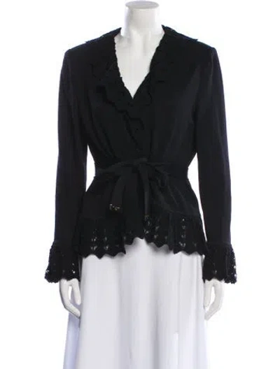 Pre-owned St John Evening Jacket In Black