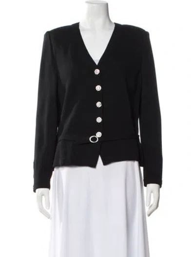 Pre-owned St John Evening Jacket In Black