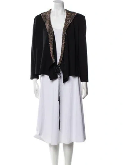 Pre-owned St John Evening Jacket In Black