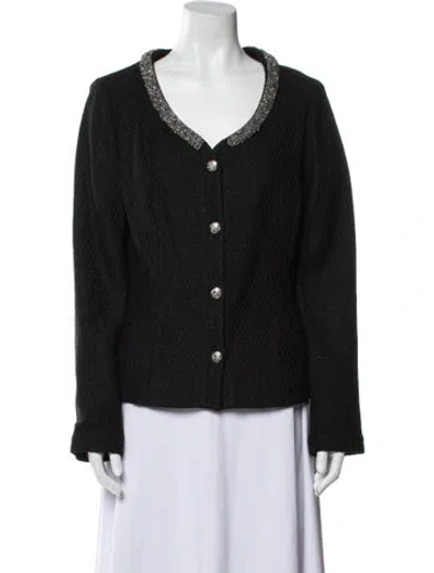 Pre-owned St John Evening Jacket In Black