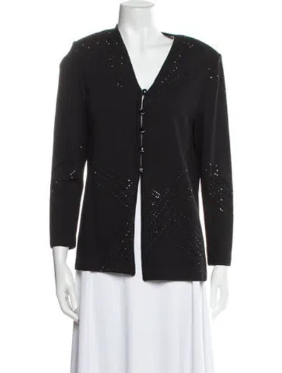 Pre-owned St John Evening Jacket In Black