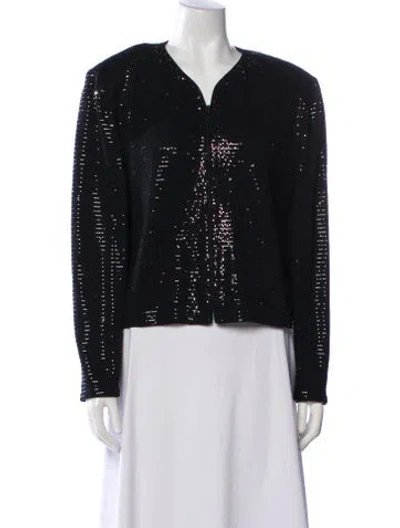 Pre-owned St John Evening Jacket In Black