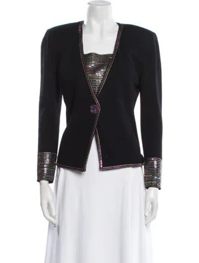 Pre-owned St John Evening Jacket In Black