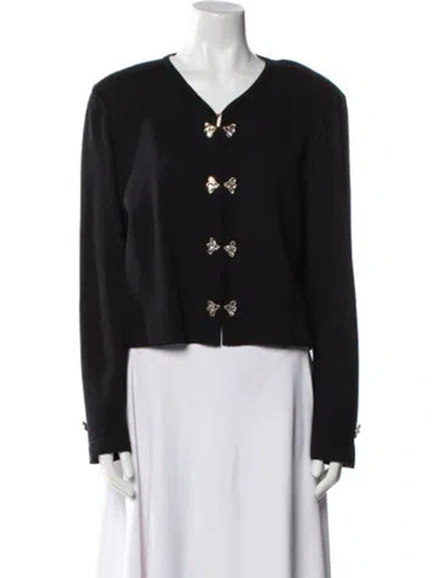 Pre-owned St John Evening Jacket In Black