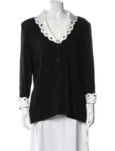 Pre-owned St John Evening Jacket In Black