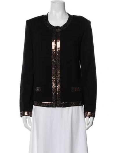 Pre-owned St John Evening Jacket In Black
