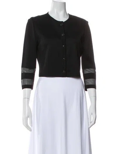 Pre-owned St John Evening Jacket In Black