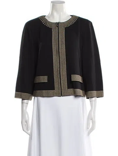 Pre-owned St John Evening Jacket In Black