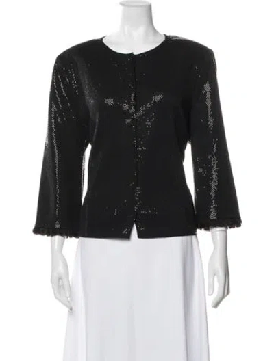 Pre-owned St John Evening Jacket In Black