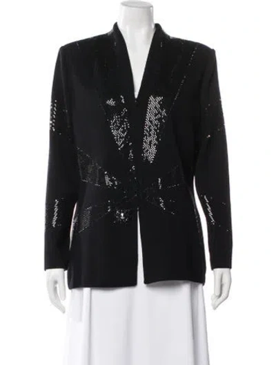 Pre-owned St John Evening Jacket In Black
