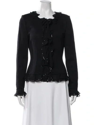 Pre-owned St John Evening Jacket In Black