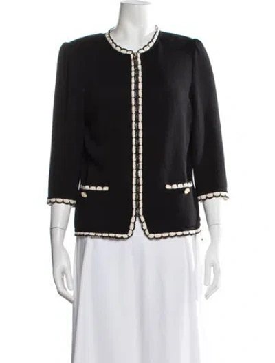 Pre-owned St John Evening Jacket In Black