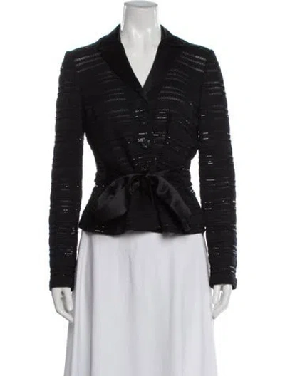 Pre-owned St John Evening Jacket In Black