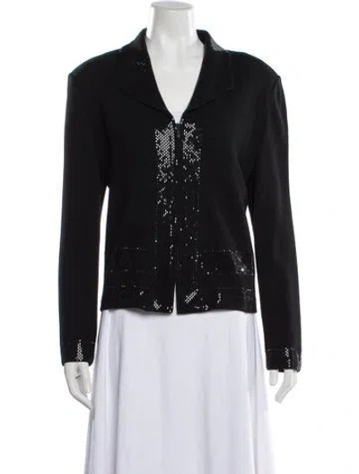 Pre-owned St John Evening Jacket In Black
