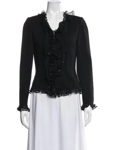 Pre-owned St John Evening Jacket In Black