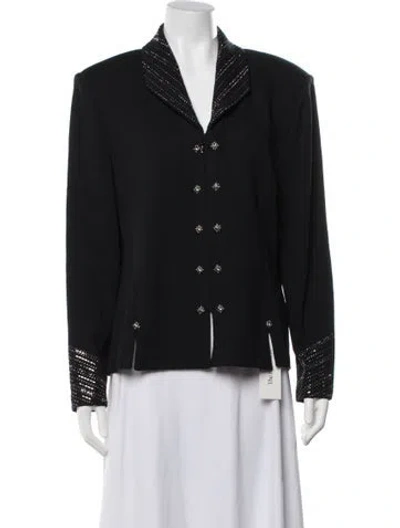 Pre-owned St John Evening Jacket In Black