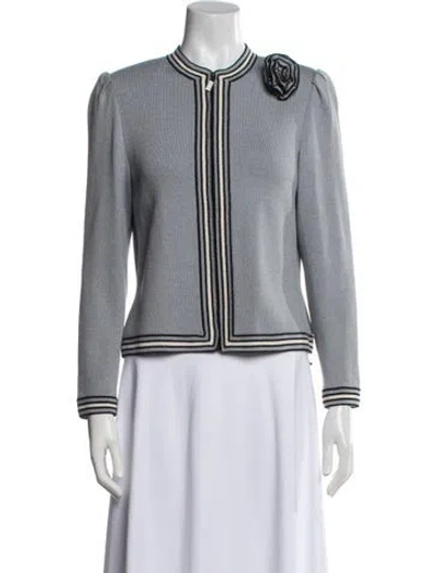 Pre-owned St John Evening Jacket In Blue