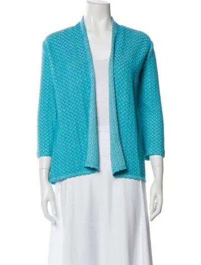 Pre-owned St John Evening Jacket In Blue
