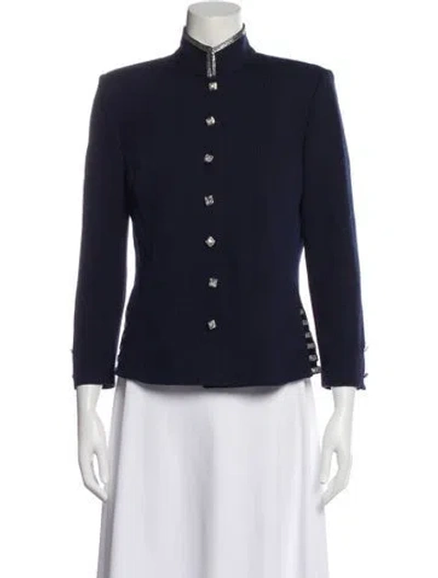 Pre-owned St John Evening Jacket In Blue