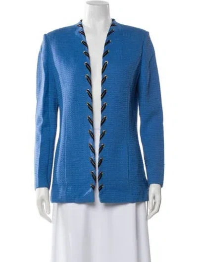 Pre-owned St John Evening Jacket In Blue