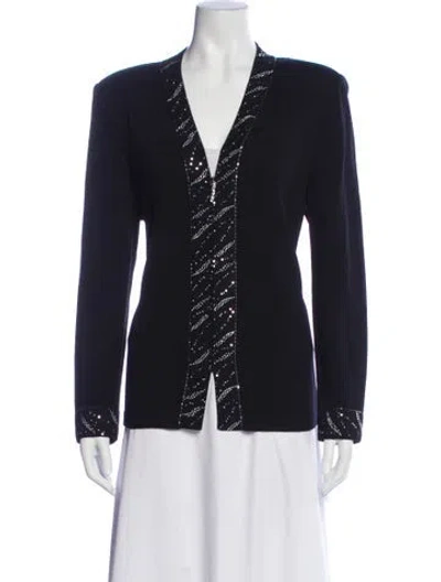 Pre-owned St John Evening Jacket In Blue