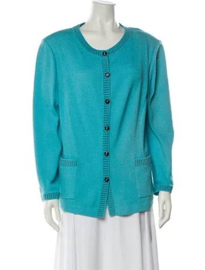 Pre-owned St John Evening Jacket In Blue