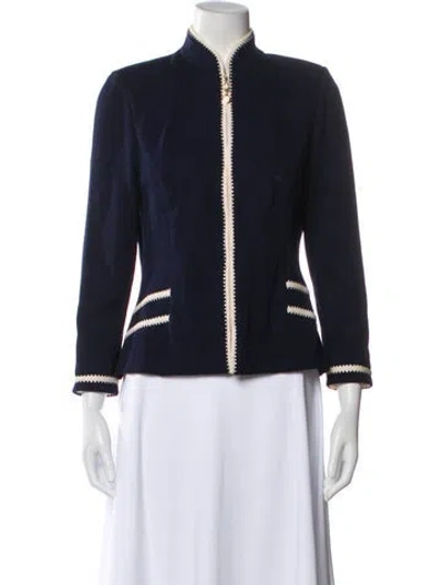 Pre-owned St John Evening Jacket In Blue