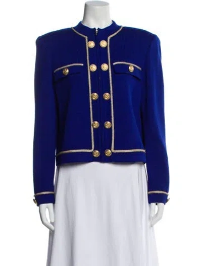 Pre-owned St John Evening Jacket In Blue